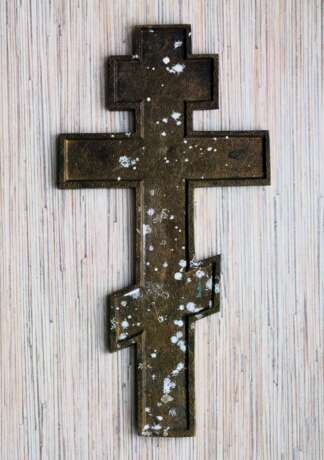 Старообрядческий киотный крест. XIХ в. литейщики-старообрядцы поморского Выга Bronce Moulage Выг Выг XIX век. - photo 2 Старообрядческий киотный крест. XIХ в. литейщики-старообрядцы поморского Выга Bronce Moulage Выг Выг XIX век. - photo 2