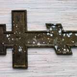 Старообрядческий киотный крест. XIХ в. литейщики-старообрядцы поморского Выга Bronce Moulage Выг Выг XIX век. - photo 4