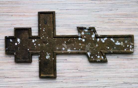 Старообрядческий киотный крест. XIХ в. литейщики-старообрядцы поморского Выга Bronce Moulage Выг Выг XIX век. - photo 4 Старообрядческий киотный крест. XIХ в. литейщики-старообрядцы поморского Выга Bronce Moulage Выг Выг XIX век. - photo 4