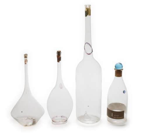 Venini Murano vier Grappaflaschen - photo 1 Venini Murano vier Grappaflaschen - photo 1