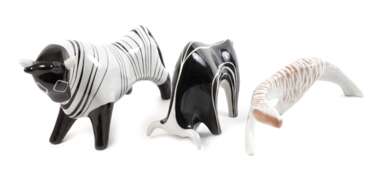 Cmielow Polen zwei Stiere und Tiger 