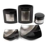 Rosenthal fünfteiliges Set "Porcelaine Noire" - Foto 1