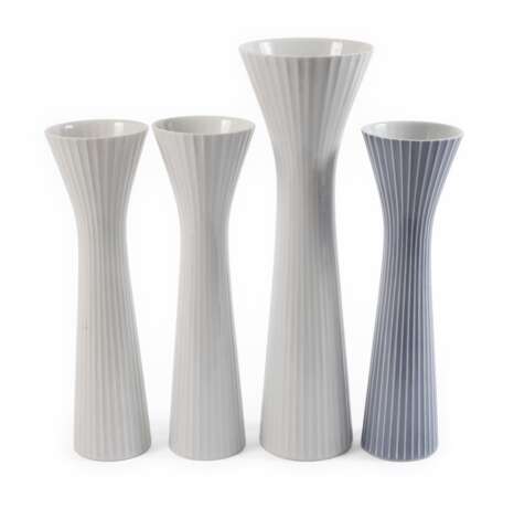 Rosenthal vier Trichtervasen "Akropolis" - Foto 1