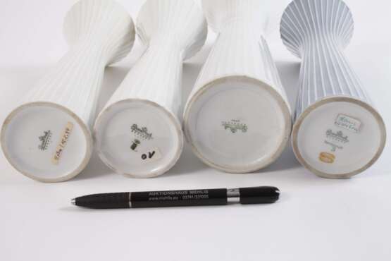 Rosenthal vier Trichtervasen "Akropolis" - Foto 2