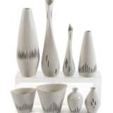 Sgrafo Modern acht Vasen Sgrafitto-Technik - photo 1