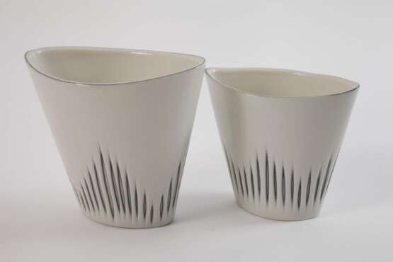 Sgrafo Modern acht Vasen Sgrafitto-Technik - photo 4