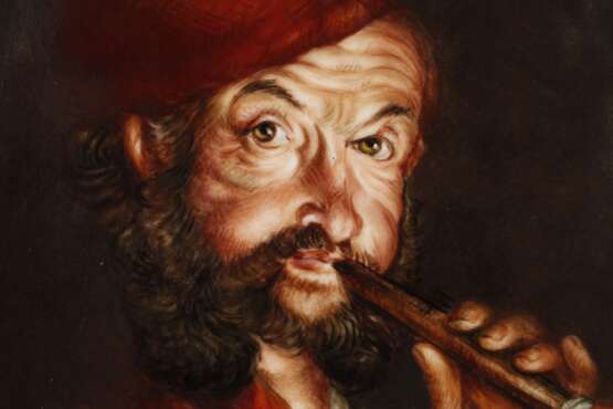 Bildplatte Flötenspieler bei Kerzenschein - Foto 3