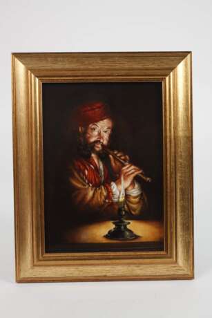 Bildplatte Flötenspieler bei Kerzenschein - Foto 5