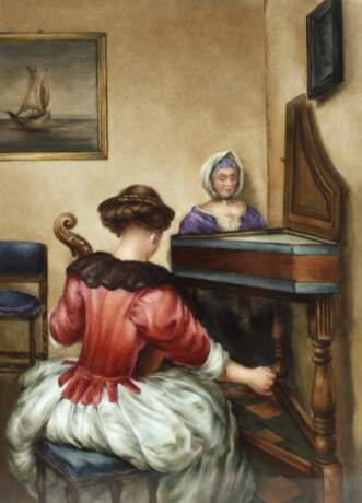 Hutschenreuther Bildplatte "Das Konzert" - Foto 1 Hutschenreuther Bildplatte "Das Konzert" - Foto 1