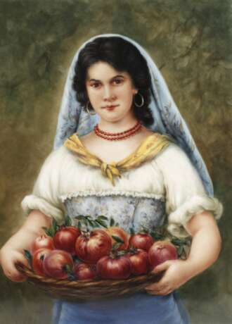 Hutschenreuther Bildplatte Italienerin - фото 1