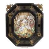 Capodimonte Bildtafel Heilige Familie mit Engeln - Foto 1