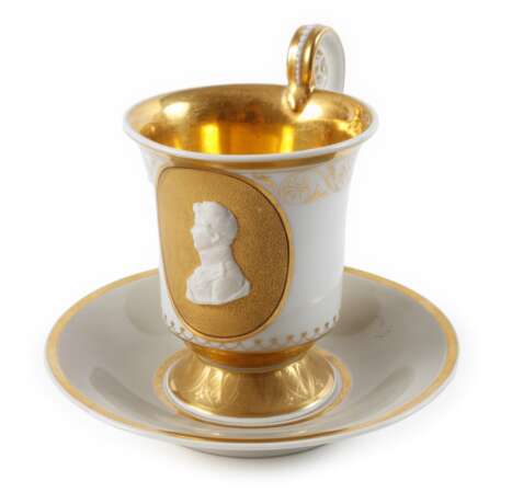 KPM Berlin Portraittasse Friedrich Wilhelm III. - Foto 1 KPM Berlin Portraittasse Friedrich Wilhelm III. - Foto 1