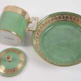 Meissen prunkvolle Deckeltasse Marcolinizeit - Foto 2