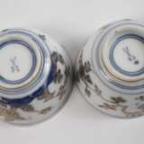 Meissen Paar frühe Koppchen Blau-/Goldmalerei - Foto 3