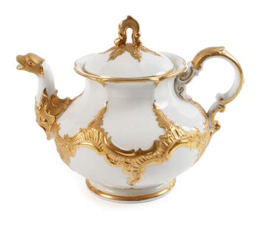 Meissen prunkvolle Teekanne "B-Form" - photo 1 Meissen prunkvolle Teekanne "B-Form" - photo 1
