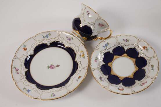 Meissen prunkvolles Kaffeeservice "B-Form" - photo 4