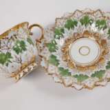 Meissen Prunktasse Weinlaubrelief - photo 2