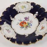 Meissen Prunkschale "Blumenbukett/Blaufond" - фото 2