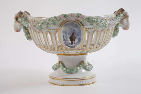 Meissen prunkvoller "Korb mit Widder-Köpfen" - фото 4 Meissen prunkvoller "Korb mit Widder-Köpfen" - фото 4
