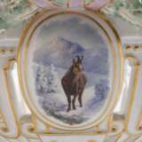 Meissen prunkvoller "Korb mit Widder-Köpfen" - фото 5