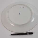 Meissen Zierteller Figurenmalerei und Blaufond - Foto 4