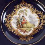 Meissen kleiner Wandteller Figurenmalerei - Foto 2