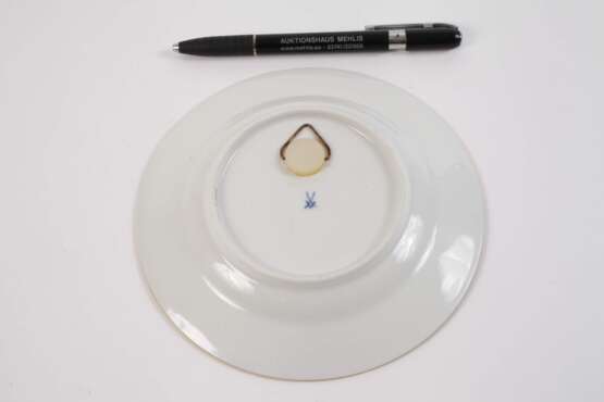Meissen kleiner Wandteller Figurenmalerei - Foto 3