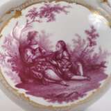 Meissen Teekanne Figurenmalerei - Foto 2