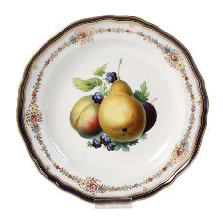 Meissen Obstteller mit Blumenkranz - photo 1