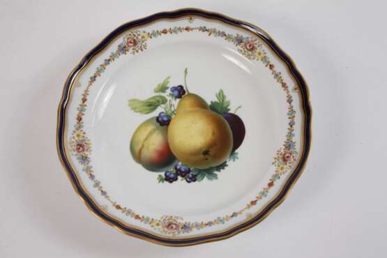 Meissen Obstteller mit Blumenkranz - photo 2