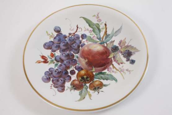 Meissen Wandteller "Obstbukett" - photo 2 Meissen Wandteller "Obstbukett" - photo 2