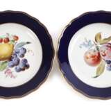 Meissen Paar Obstteller mit Blaufond - photo 1