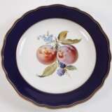 Meissen Paar Obstteller mit Blaufond - photo 3