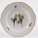 Meissen sechs Speiseteller Vogelmalerei - photo 2