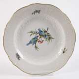 Meissen sechs Speiseteller Vogelmalerei - photo 3