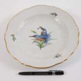 Meissen sechs Speiseteller Vogelmalerei - photo 4