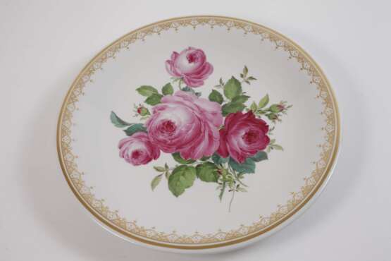 Meissen Wandteller "Rosenbukett" - Foto 2