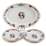Meissen sechs Teller und Platte "Reicher Drache" - Foto 1