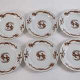 Meissen sechs Teller und Platte "Reicher Drache" - Foto 5