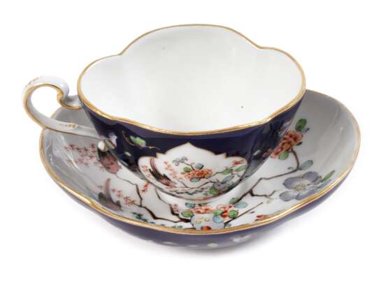 Meissen Vierpasstasse Indischmalerei - Foto 1 Meissen Vierpasstasse Indischmalerei - Foto 1