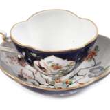 Meissen Vierpasstasse Indischmalerei - Foto 1