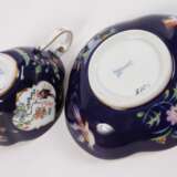 Meissen Vierpasstasse Indischmalerei - Foto 3