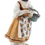 Meissen "Gärtnerkind mit Blumenkorb" - photo 1