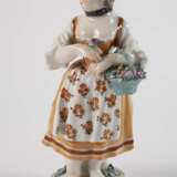 Meissen "Gärtnerkind mit Blumenkorb" - photo 2
