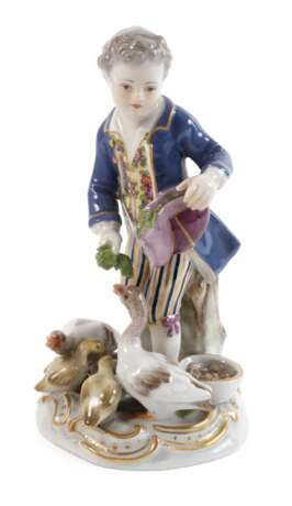 Meissen "Knabe, Gänse fütternd" - photo 1