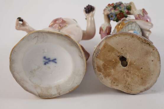 Meissen Gärtnerkind und Jahreszeitenfigur - photo 3