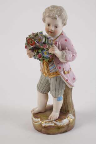Meissen Gärtnerkind und Jahreszeitenfigur - photo 4