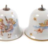 Meissen zwei kleine Glocken "Musizierende Engel" - фото 1