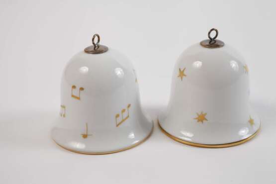Meissen zwei kleine Glocken "Musizierende Engel" - фото 2