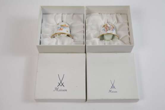 Meissen zwei kleine Glocken "Musizierende Engel" - фото 4